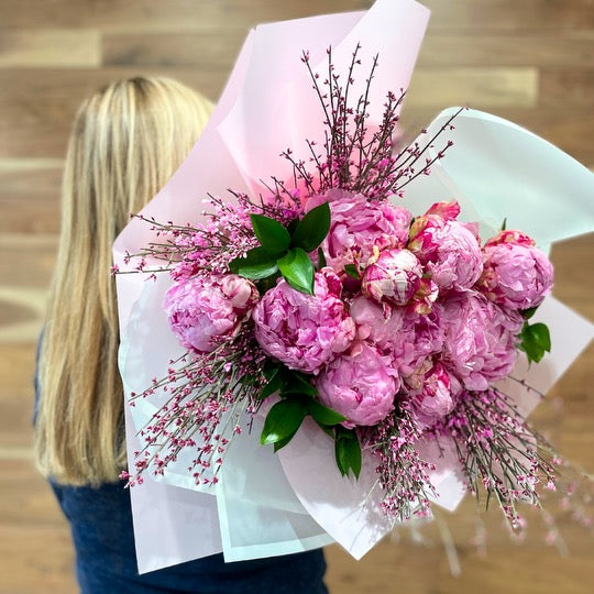 Wrapped Flower Bouquet